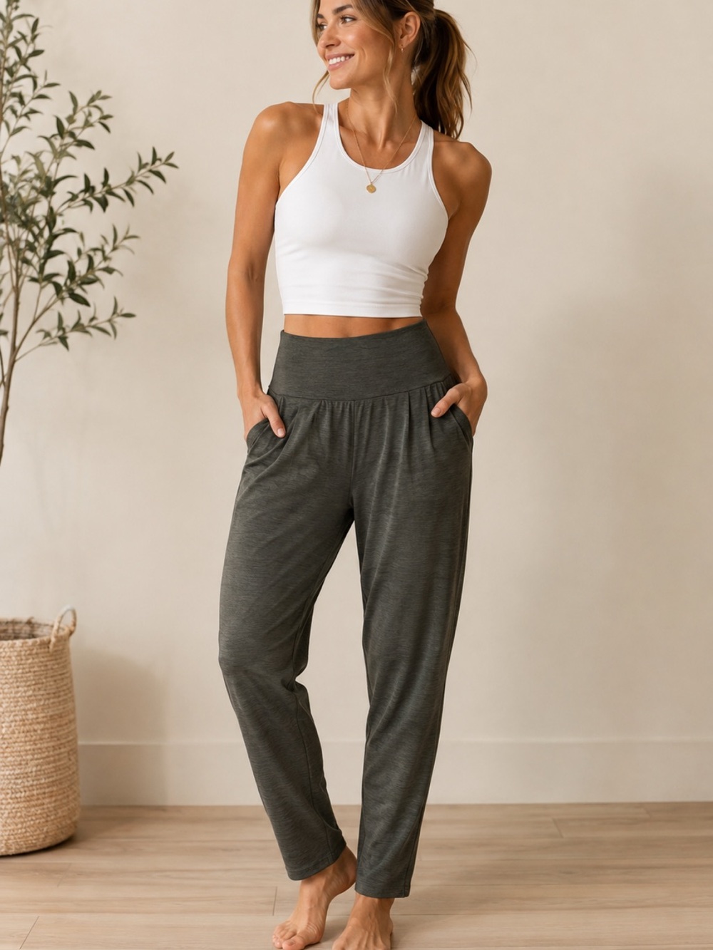 Vuori The Rise The Shine Pants Women’s Large High Rise Wide Waistband